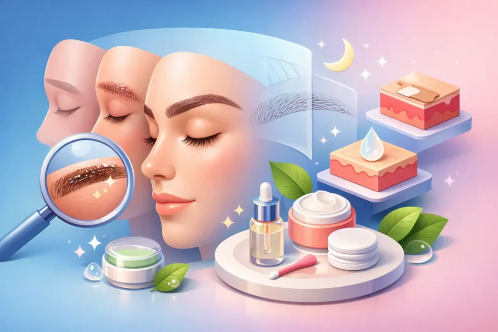 Nanobrows Healing Process Guide for Natural Results