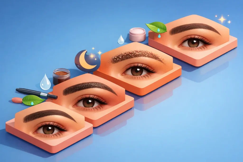 How Powder Brows Heal: A Day-by-Day Guide