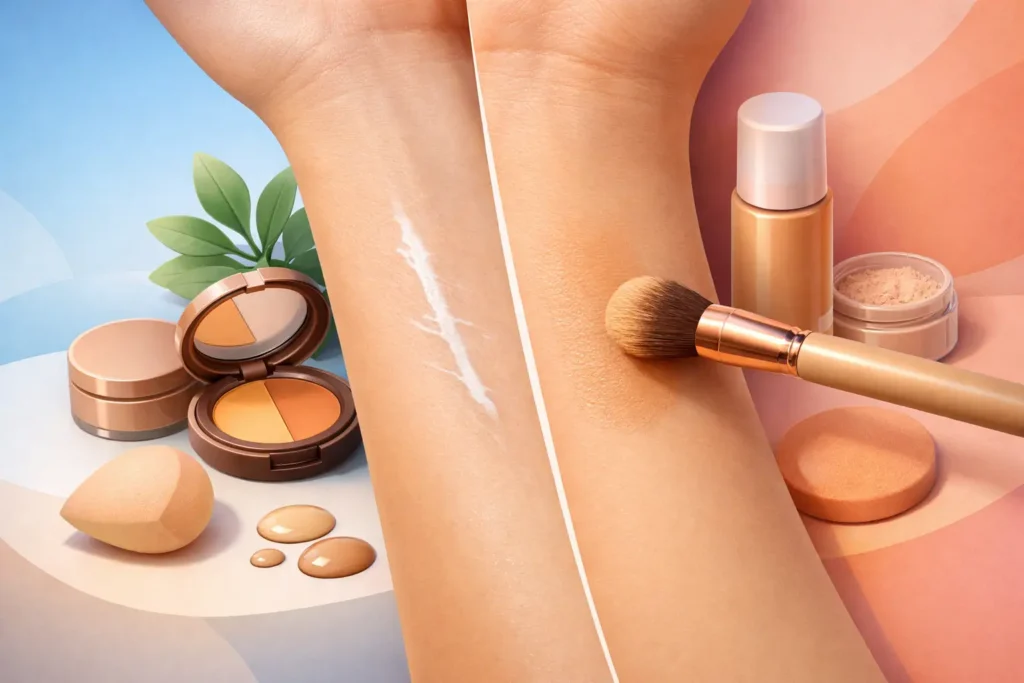 How to Hide White Scars With Natural-Looking Color