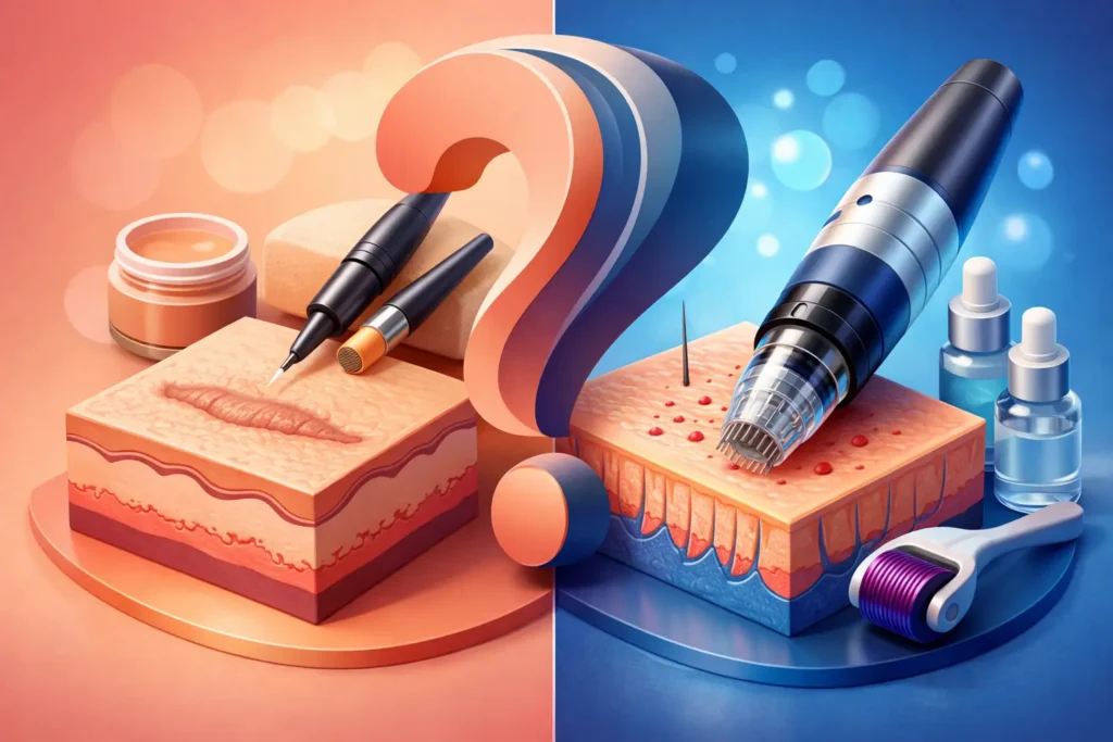Scar Camouflage vs Microneedling: Which Works?