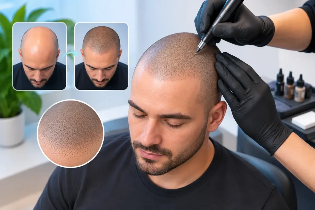 How Scalp Micropigmentation Looks Natural