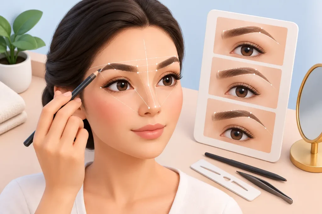 How to Map Eyebrow Shape for Natural Brows