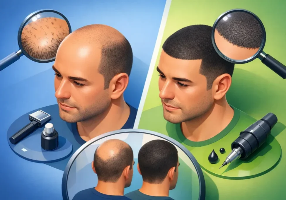 Hairline Tattoo Before After Results That Look Natural